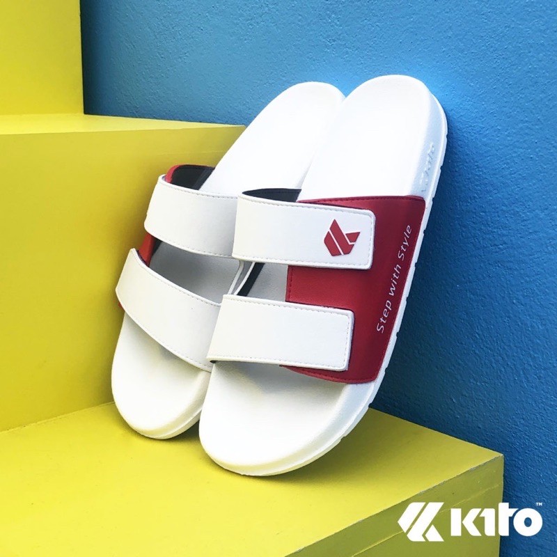 [ลูกค้าใหม่ราคา 1 บาท]🍀Kito Move TwoTone🍀 รองเท้าแตะ Unisex รุ่น AH81 Size 36-43