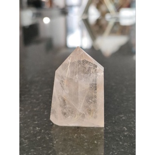 👑 ไหมทอง ทาวเวอร์ เกรดเนื้อใสมาก ✨ ( Rutilated Quartz Tower )  29.5 กรัม🌟 แท่งขนาดเล็ก เนื้อใส