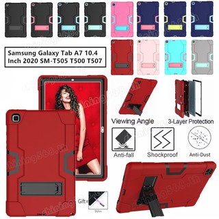 เคสแท็บเล็ตกันกระแทกสําหรับ Samsung Galaxy Tab A7 10 . 4 นิ้ว 2020 Sm - T505 T500 T507