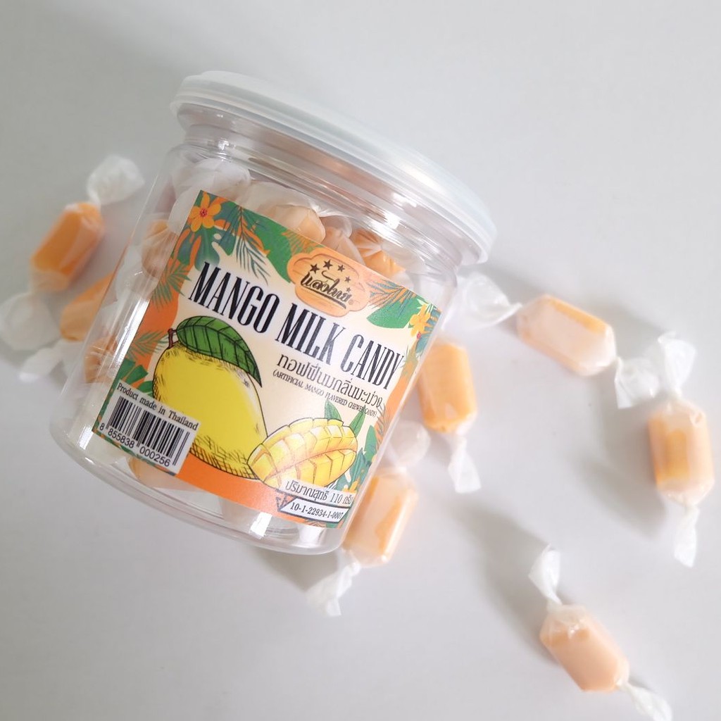 [ใหม่] แสงไทย ทอฟฟี่นมกลิ่นมะม่วง บรรจุกระป๋อง (Original Milk Candy: Mango Flavor) ราคา ถูกที่สุด ดีลบีเคเค แกลเลอรีภาพที่ 6
