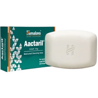 Himalaya Aactaril  สบู่บรรเทาอาการของโรคผิวหนัง กลาก เกลื้อน เชื้อรา แบคทีเรีย