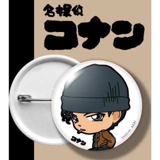 เข็มกลัด โคนัน BADGE CONAN DETECTIVE นักสืบจิ๋ว SHUCHI AKAI อาคาอิ