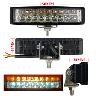 J01s13 ไฟสปอตไลท์ LED 150 มม. 12V-80V 18SMD สีขาว และไฟตัดหมอก