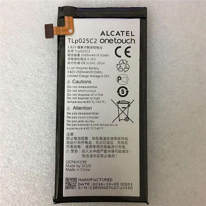 แบตเตอรี่  สำหรับ Alcatel One Touch POP 4 Plus 4 + 5056D 5056A 5056N 5056O 5056 W TLP025C1/ TLP025C2