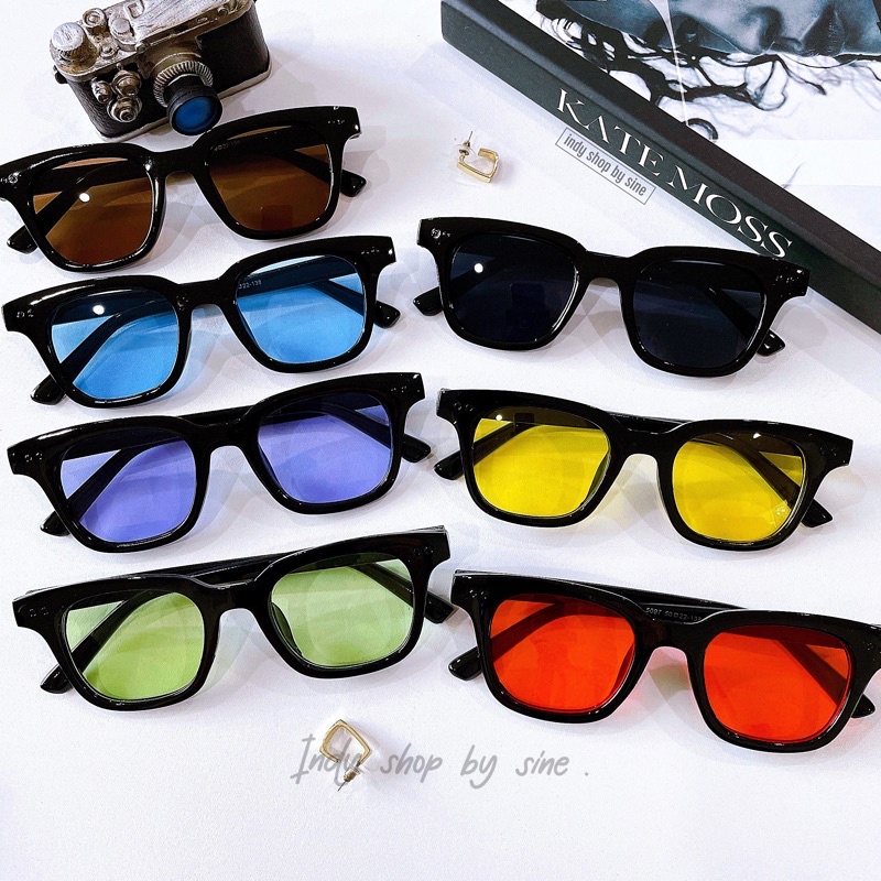 ส่งด่วน 24 ชม. 🇹🇭 แว่นกันแดด สุดฮิต #A กันแดดได้จริง UV400 พร้อมส่งจากไทย TH