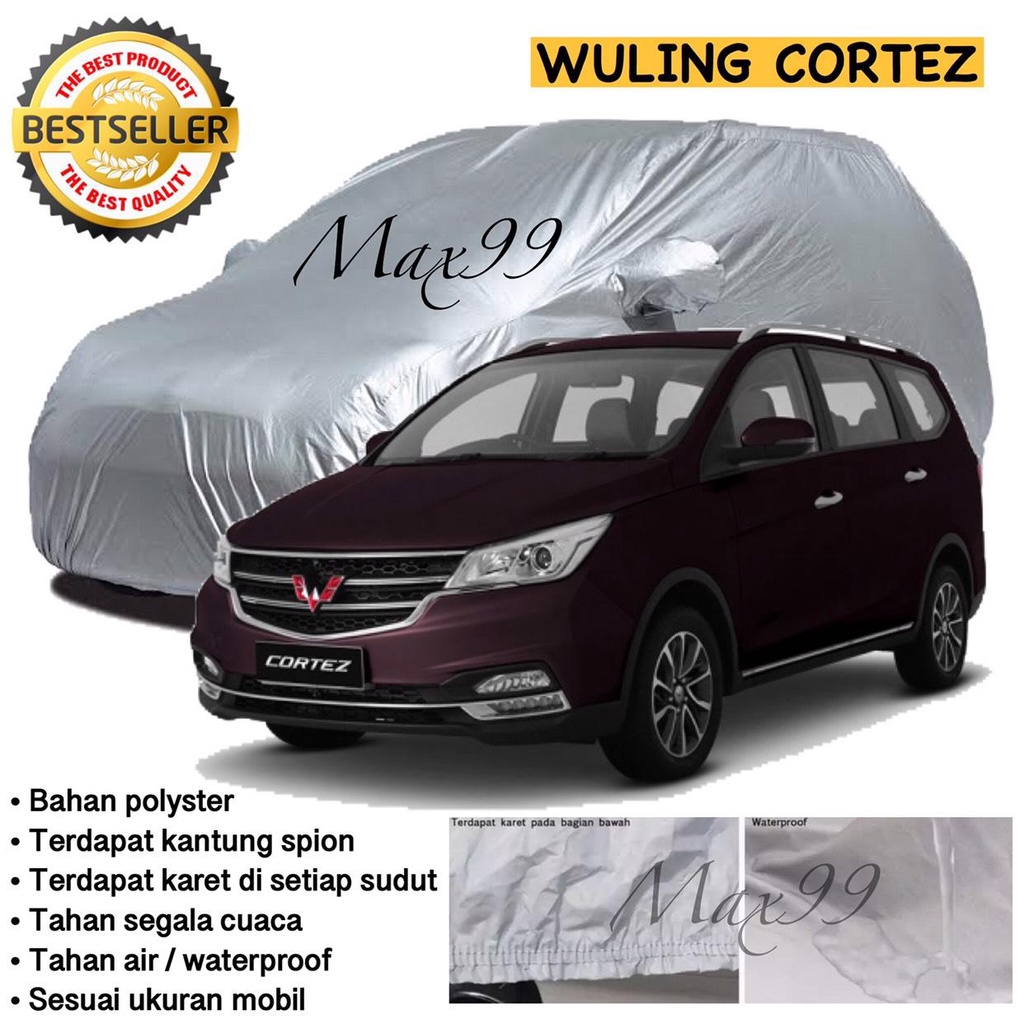 ผ้าคลุมรถ Cortez - ฝาครอบตัวถังรถยนต์เคลือบสีเงิน Wuling Cortez - Max99