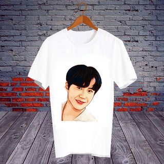 สั่งทำ เสื้อยืด Fanmade เสื้อแฟนเมด เสื้อยืดคำพูด เสื้อแฟนคลับ ภาพวาด ภาพการ์ตูน Kim Seon Ho คิมซอนโฮ  - AKSH1