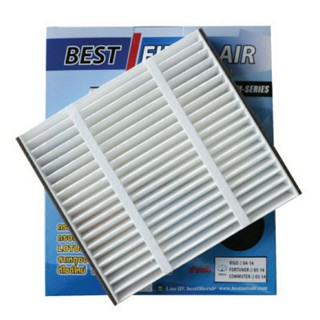 กรองแอร์ Best Filter รุ่นพรีเมี่ยม กล่องฟ้า สำหรับ TOYOTA รายละเอียดด้านใน