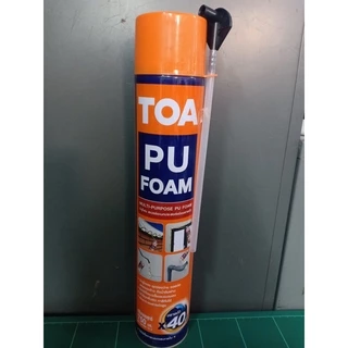 TOA PU Foam โฟมอุดรอยรั่วอเนกประสงค์ ทีโอเอ โฟมโพลียูรีเทน พียูโฟม โฟมอุดรอยรั่ว