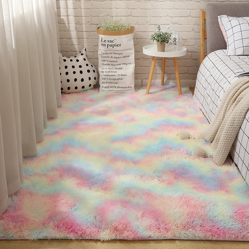 พรม พรมปูพื้น ห้องนอน ขนนิ่ม พรมนุ่ม 120x160cm พรมขนนุ่ม พรมห้องนอน ผ้าปูพื้นพรมก ตกแต่งสวย ผ้าปูพื้นพรมก พรมปูพื้น