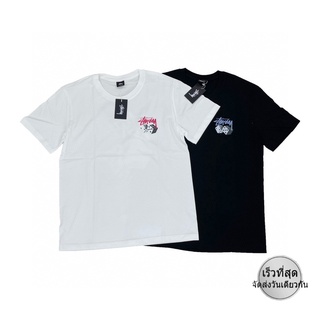 Stussy เสื้อยืดแขนสั้น ผ้าฝ้ายแท้ พิมพ์ลาย สําหรับผู้ชาย และผู้หญิง