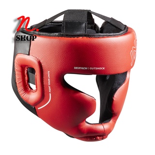 เครื่องป้องกันศีรษะสำหรับเด็ก OUTSHOCK KIDS BOXING FULL FACE HEADGUARD 500 - RED