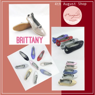 4thAugust รองเท้าคัทชู หนังแท้ รุ่น BRITTANY  ซัพพอร์ทรองเท้าคุณภาพสูง ช่วยลดความเมื่อยล้า จากการยืน และเดิน