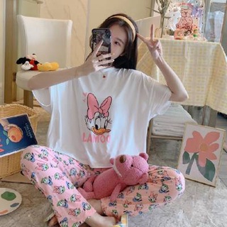 💗งานใหม่นำเข้าพร้อมส่ง ชุดเซต เสื้อ+กางเกง เนื้อผ้าสวย แขนสั้นขายาว งานนำเข้าพร้อมส่งถูกๆ💗 เสื้อยืด เสื้อยืดเซ็ต การ์ตูน