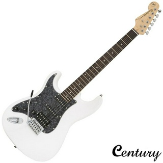 Century CE-A384-LH กีตาร์ไฟฟ้ามือซ้าย ทรง Strat 22 เฟร็ต ไม้เบสวู้ด ปิ๊กอัพผสม HSS (กีตาร์ไฟฟ้าคนถนัดซ้าย)+ แถมฟรีคันโยก