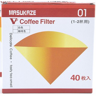 กระดาษกรองกาแฟ MASUKAZE 1-2 ถ้วย รูเดี่ยว 1610-461M