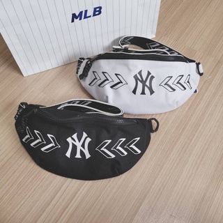 ✨ผ่อน0%แท้100%✨ MLB seamball hip sack กระเป๋าคาดอก คาดหลัง Code: 3AHSM031N-50IVS /