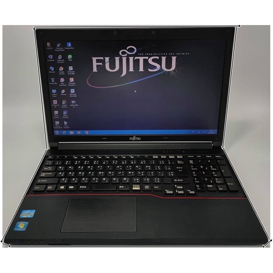 NOTEBOOK มือสองสภาพดี Fujitsu A574Core i5Gen4 ขนาดจอใหญ่15.6" พร้อมใช้งาน