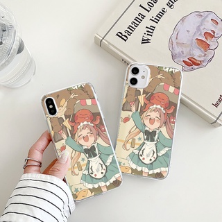 little girl เคสไอโฟน 11 pro max 8พลัส เคส iPhone 7 8 plus 14 pro max se2020 cover 13 12 11 pro max Xr Xs X case นิ่ม