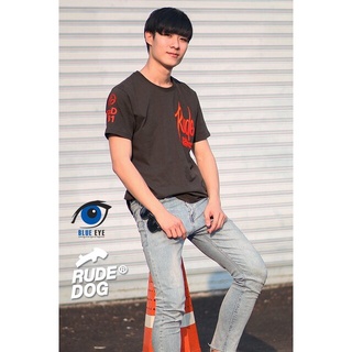 เสื้อ ผู้ชาย สไตล์ เกาหลี เสื้อผู้ชายเท่ๆ rudedog เสื้อยืดผู้ชาย ผู้หญิง ส่งฟรี รุ่น R&amp;D ของแท้ 100% เสื้อผู้ชายว