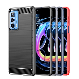 เคสโทรศัพท์คาร์บอนไฟเบอร์ Tpu กันกระแทกสําหรับ Motorola Edge 20 Pro