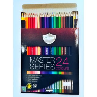 ดินสอสีมาสเตอร์อาร์ต 24 สี รุ่นมาสเตอร์ซีรี่ย์