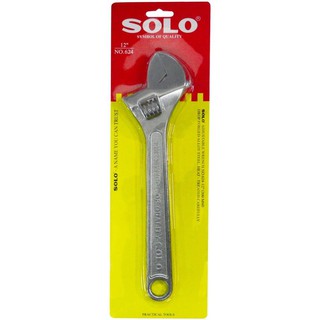 ประแจเลื่อนโซโล No.624-12 นิ้ว SOLO ADJUSTABLE WRENCH