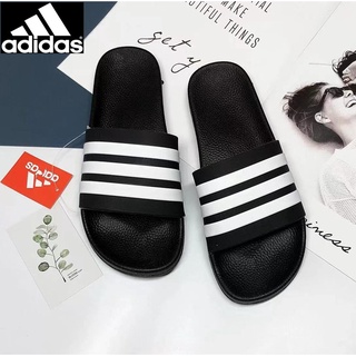 รองเท้าแตะAdidasชายและหญิงสวมรองเท้าแตะลำลองทันสมัยสวม ใส่สบาย（แนะนำลูกค้าเพิ่มอีก 1 เบอร์ค่ะ）