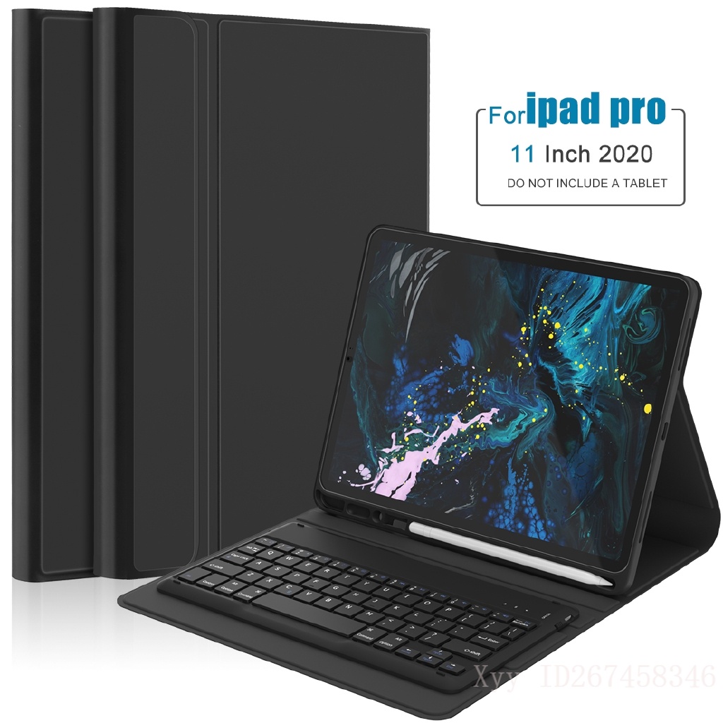 เคส iPad พร้อมแป้นพิมพ์บลูทูธและช่องเสียบปากกาสําหรับ 2020 iPad Air 4rd Gen 10.9 iPad 9th 8th Gen/7t