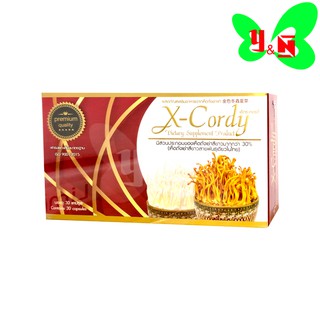 X-Cordy เอ็กซ์-คอร์ดี้ ถั่งเช่า อาหารเสริมจากเห็ด (1 กล่อง 30 แคปซูล)