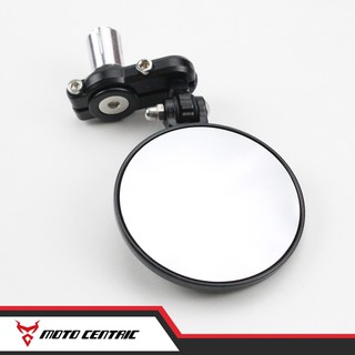 [กระจกแท้] MotoCentric กระจกปลายแฮนด์ CNC ทรงกลม กระจกปลายแฮนด์มอไซค์กลม ติดตั้งได้ทุกรุ่น กระจกใส่ สะท้อนได้ดี