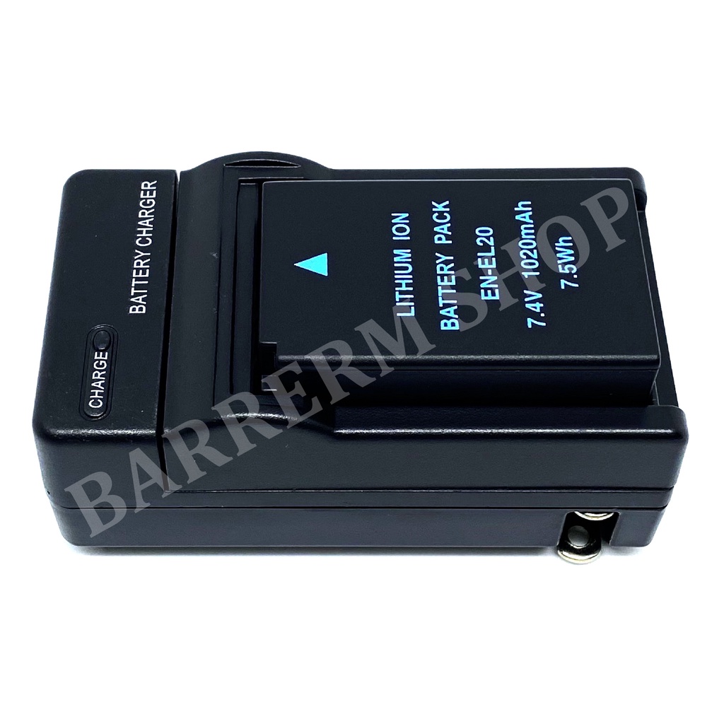 (Saving Set 1+1) EN-EL20 \ ENEL20 Camera Battery And Charger for Nikon ...