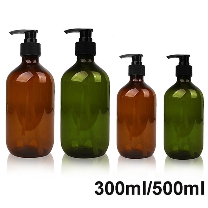 ขวดปั๊มเปล่าสําหรับใส่สบู่โลชั่นแชมพูเจลอาบน้ําแบบพกพา 300/500มล.
