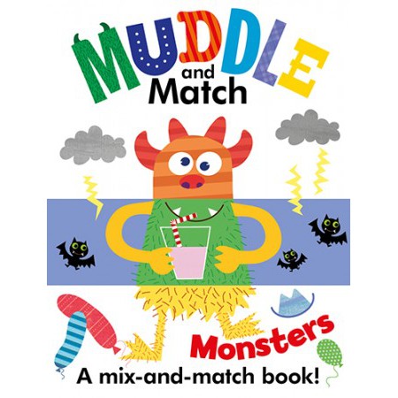Muddle and Match : Monster / Jobs / Jungle / Imagine หนังสือเด็ก ภาษาอังกฤษ บอร์ดบุ๊ค เลือกเรื่อง [X