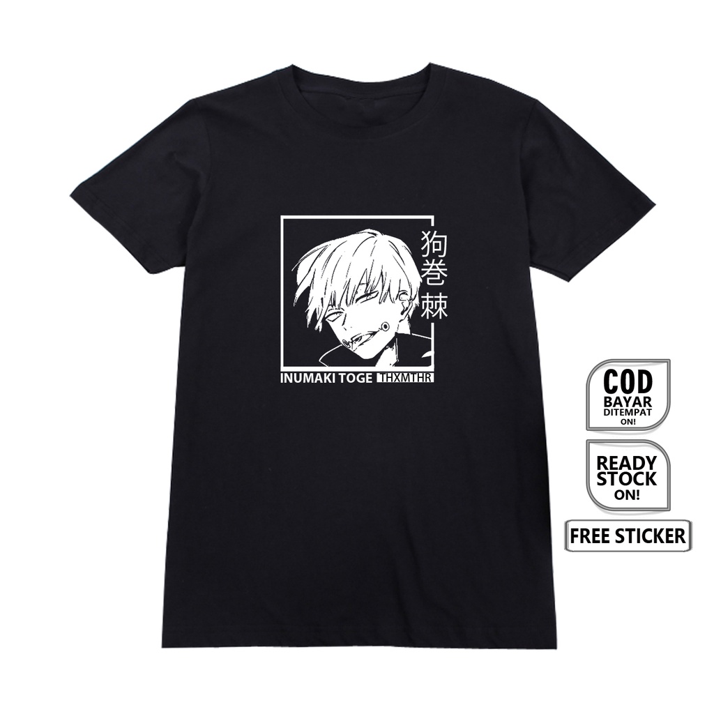 JUJUTSU KAISEN ANIME MANGA INUMAKI TOGE SATORU GOJO MEGUMI NOBARA เสื้อผ้าญี่ปุ่นญี่ปุ่น CULTURE HC