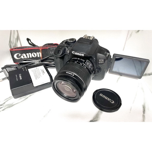 Canon EOS 650D + EF-S 18-55mm IS II - กล้องมือสอง สภาพดี ใช้งานได้ปกติทุกระบบ📸