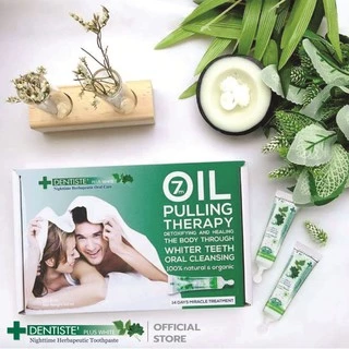 Dentiste' Miracles Oil Pulling (8 Ml*14) เดนทิสเต้ ออยล์ดูดเซลล์แบคทีเรีย ลดคราบพลัค ป้องกันฟันผุ 14 ชิ้น/กล่อง