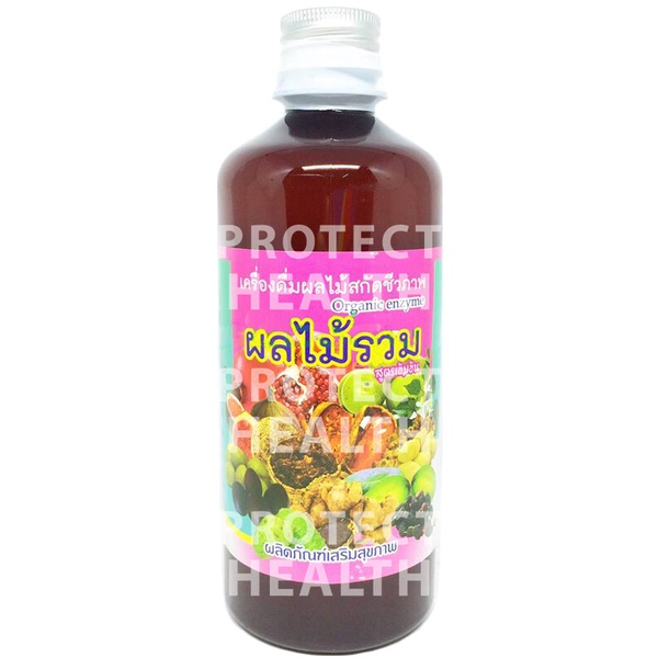 ผลไม้รวม น้ำหมักชีวภาพ Probiotic โปรไบโอติก 480มล เอนไซม์สูง รสเปรี้ยว ผสมน้ำผึ้ง น้้ำเปล่าหรือน้ำผลไม้
