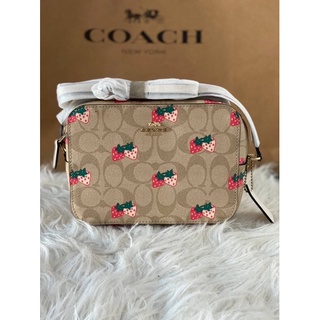 Coach  MINI CAMERA BAG IN SIGNATURE CANVAS