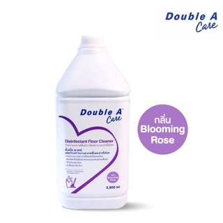 Double A Care ผลิตภัณฑ์ทำความสะอาดพื้นและฆ่าเชื้อโรค กลิ่น Blooming Rose ขนาด 3.8 ลิตร