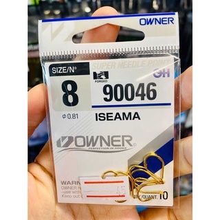 ตัวเบ็ดตูดแบน OWNER Gold #90046