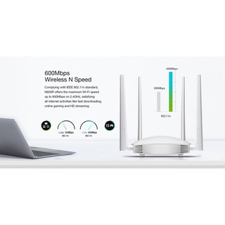 TOTOLINK (N600R) 600Mbps Wireless N Router (LifetimeForever)