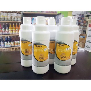 กลิ่นวนิลาสำหรับทำเบเกอรี่ VANILLA  AROMA (เยอรมนี) มีฮาลาล แบบขวดใหญ่ 1L