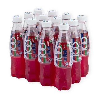 100พลัส กลิ่นเบอร์รี่ ขนาด 370ml ยกแพ็ค 12ขวด เครื่องดื่มเกลือแร่อัดลม 100PLUS BERRY