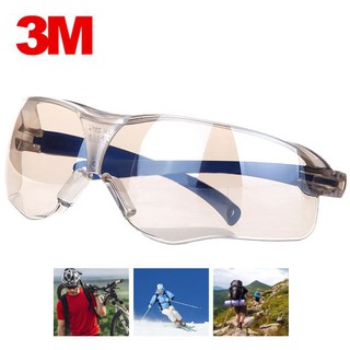 3M Safety Glasses 3เอ็ม แว่นตานิรภัย , Asian Virtua Sport, Indoor/Outdoor Lens