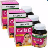 Calla C Plus 2,500 mg 30 เม็ด/ กล่อง คอลลา ซี พลัส 2,500 มล. Collagen+Q10 ( 3 กล่อง )
