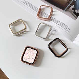 เคสนาฬิกาข้อมือ แบบแข็ง กรอบกลวง สําหรับ iwatch 7 series cover 6 se 5 4 3 Iwatch41 มม. 45 มม. 40 มม. 44 มม. 42 มม. 38 มม.