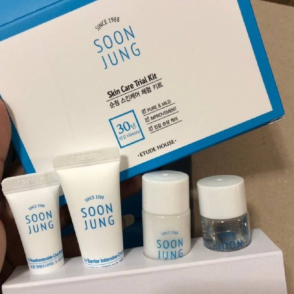 Etude House Soon Jung Skin Care Trial Kit (4 Items)