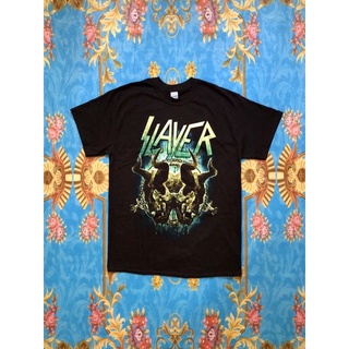 ผ้าฝ้าย 100%🎸SLAYER  เสื้อวง Slayer สินค้านำเข้า ลิขสิทธิ์แท้S-3XL