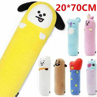 KPOP BTs21 ตุ๊กตาตุ๊กตาหมอนยาวหมอนของเล่น/BTS21 cartoon plush doll long pillow toy pillow